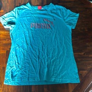 Puma Women's Blue T-Shirt